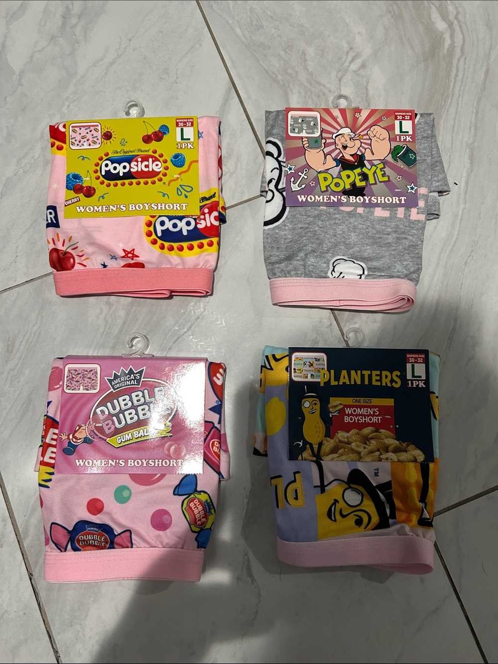 Bundle of womens boyshorts large